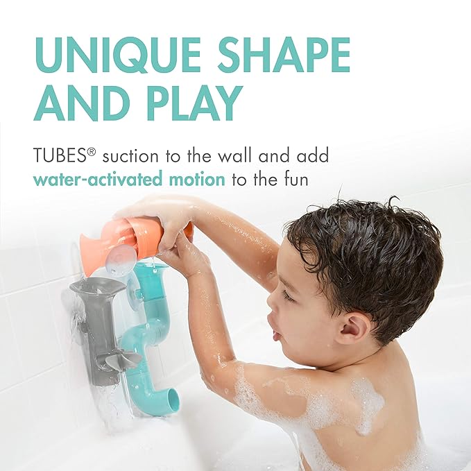 Boon Tubes Builder Bath Toys Set (Pack of 3)