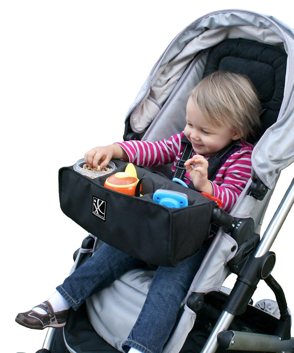 J.L. Childress Food 'N Fun Stroller Snack Tray, Black