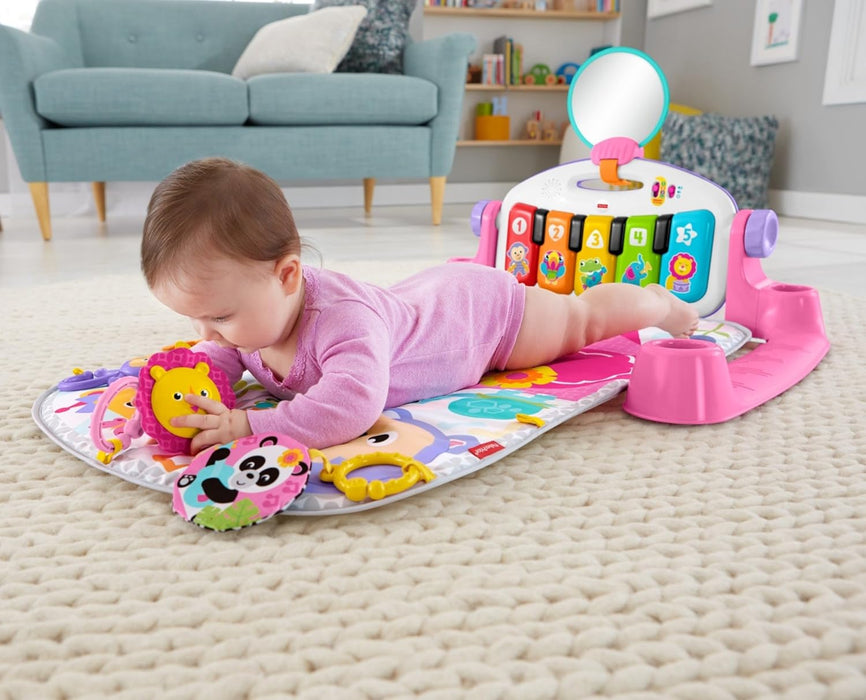 Fisher-Price Baby Playmat Deluxe Kick & Play Piano Gym With Musical -Toy