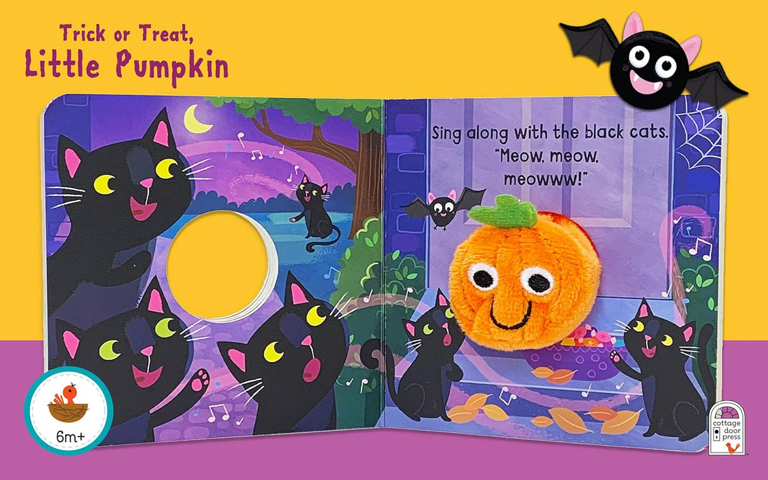 Cottage Door Press Trick or Treat Little Pumpkin Finger Puppet Board Book