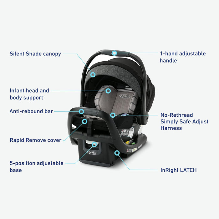 Graco® SnugRide® SnugFit 35 DLX Infant Car Seat