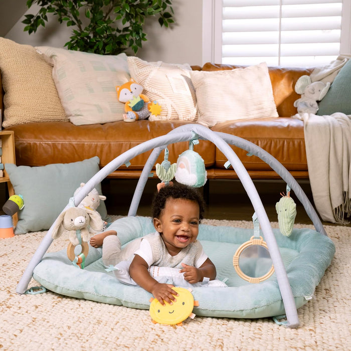 Ingenuity Calm Springs Plush Activity Gym - Sage & Gray Chic Boutique