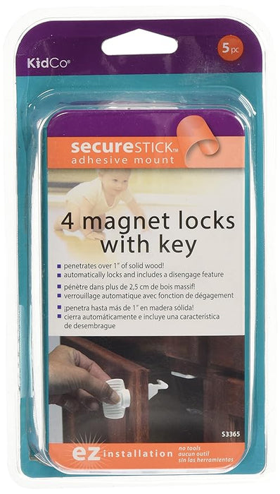 KidCo Magnet Lock Set White