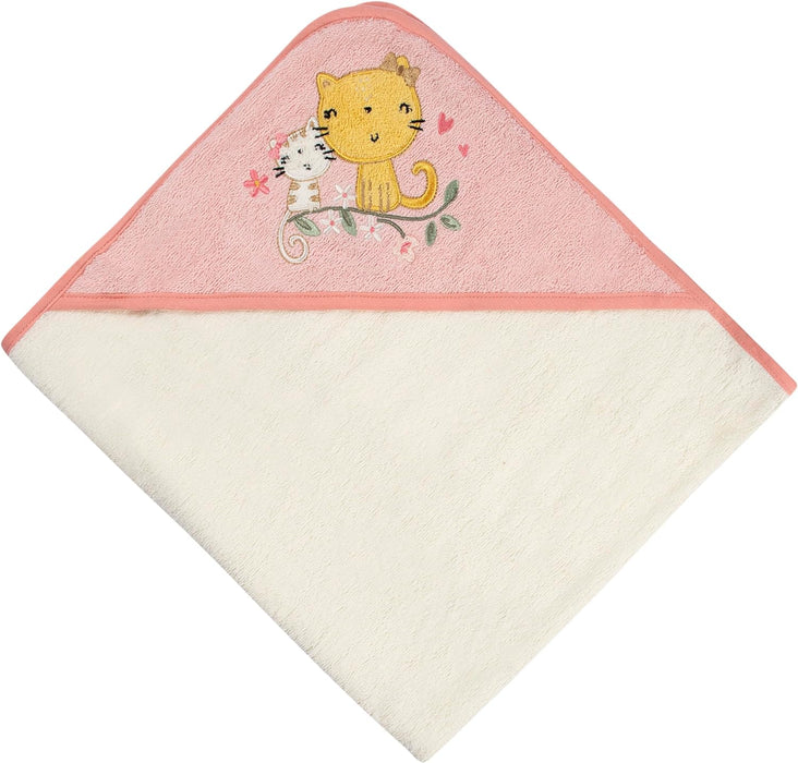 Gerber 2-Pack Baby Girls Hooded Towel - Kitty Floral