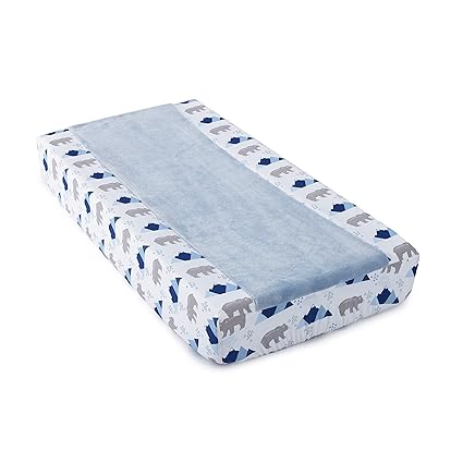 Levtex Baby Trail Mix Changing Pad Cover - Blue Plush