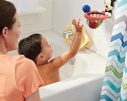 The First Years Disney Mickey Mouse Shoot and Store Baby Bath Toy