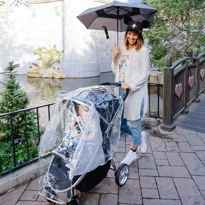 J.L. Childress Disney Baby Universal Stroller Weather Shield, Mickey Metallic