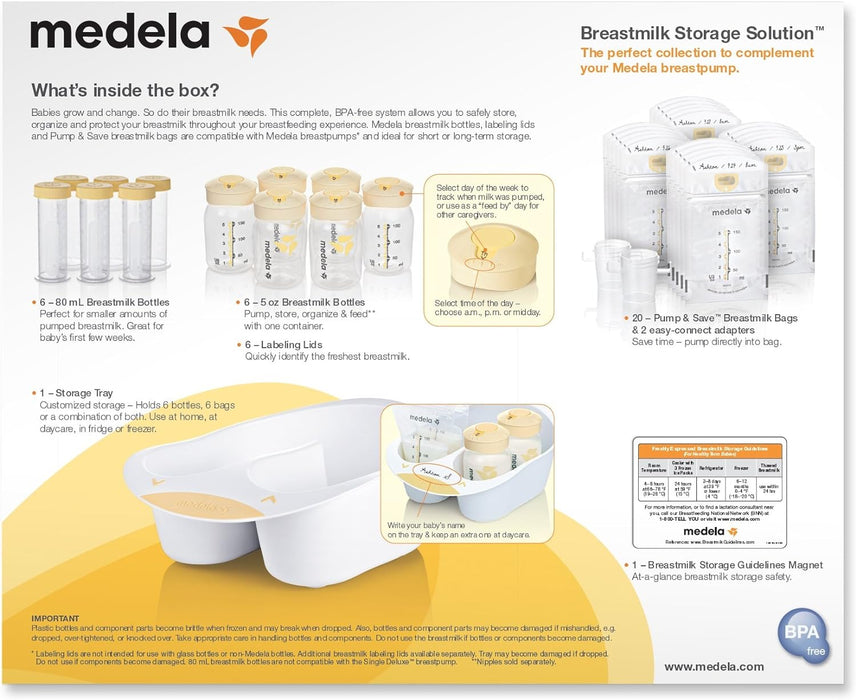 Medela Breast Milk Storage Solution 45 Piece Set