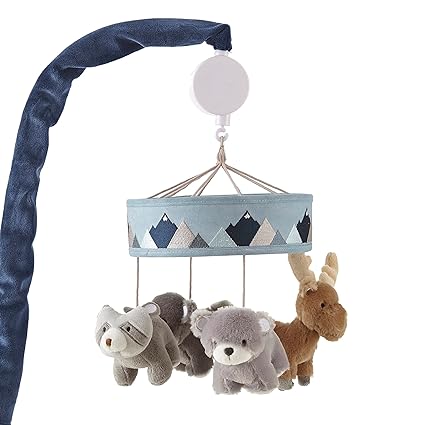 Levtex Baby Trail Mix Musical Rotating Baby Crib Mobile