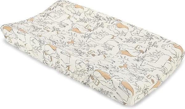 Crane Baby Ezra Woodland Change Pad Cover (Fox Print)