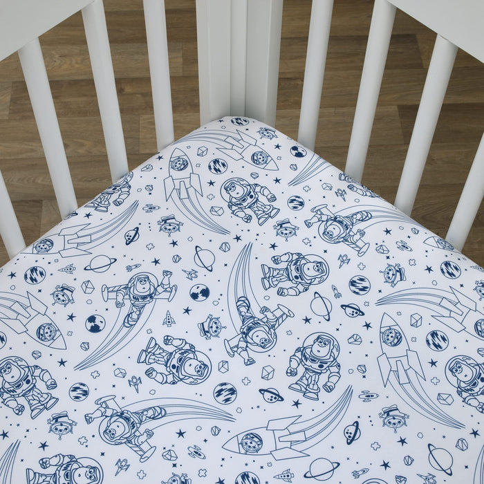 Disney Toy Story Outta This World Fitted Crib Sheet