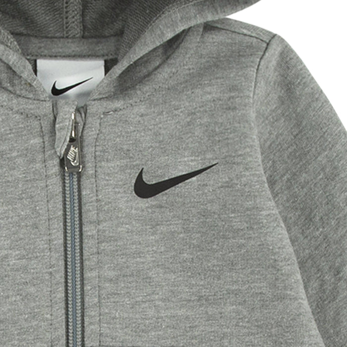 Nike Essentials 1 Piece Hooded Coverall in Heather Grey