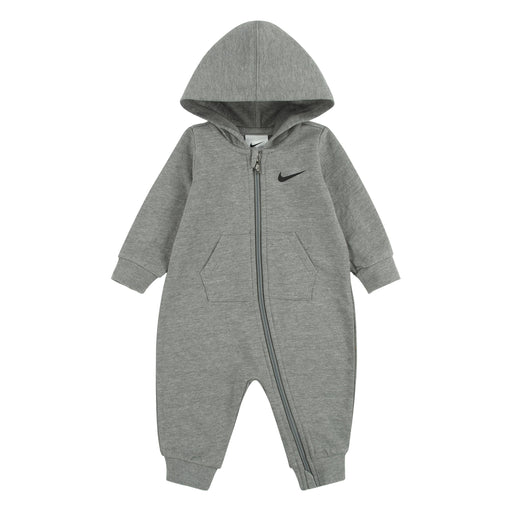 Nike Essentials 1 Piece Hooded Coverall in Heather Grey