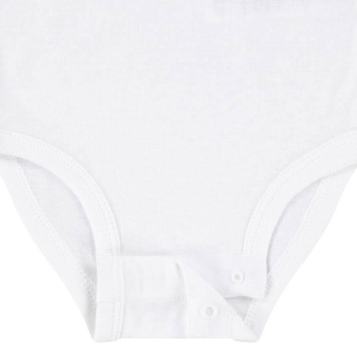 Nike Essentials 3 Pack Long Sleeve Bodysuit in White