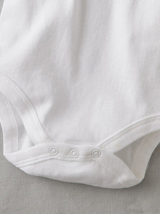 Honest Baby Clothing 5 Pack Organic Cotton Long Sleeve Bodysuits, Bright White