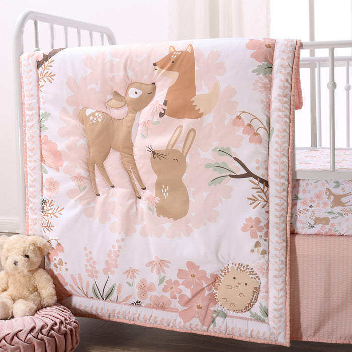 The Peanutshell Fairytale Forest, 3-Piece Baby Crib Bedding Set