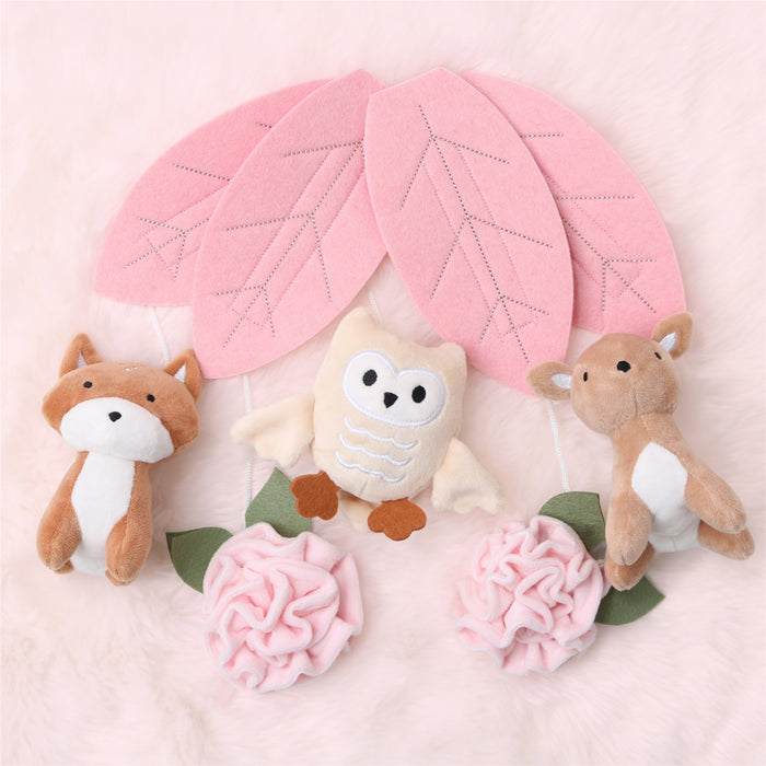 The Peanutshell Little Forest Baby Musical Crib Mobile