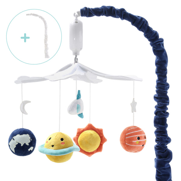 The Peanutshell Spectacular Space Baby Musical Crib Mobile