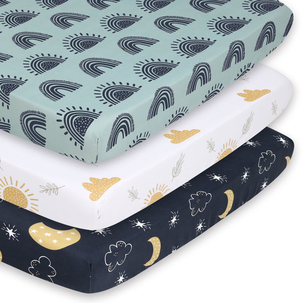 The Peanutshell Playard Sheets - Day/Night