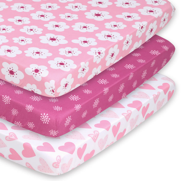 The Peanutshell Playard Sheets - Mod Floral