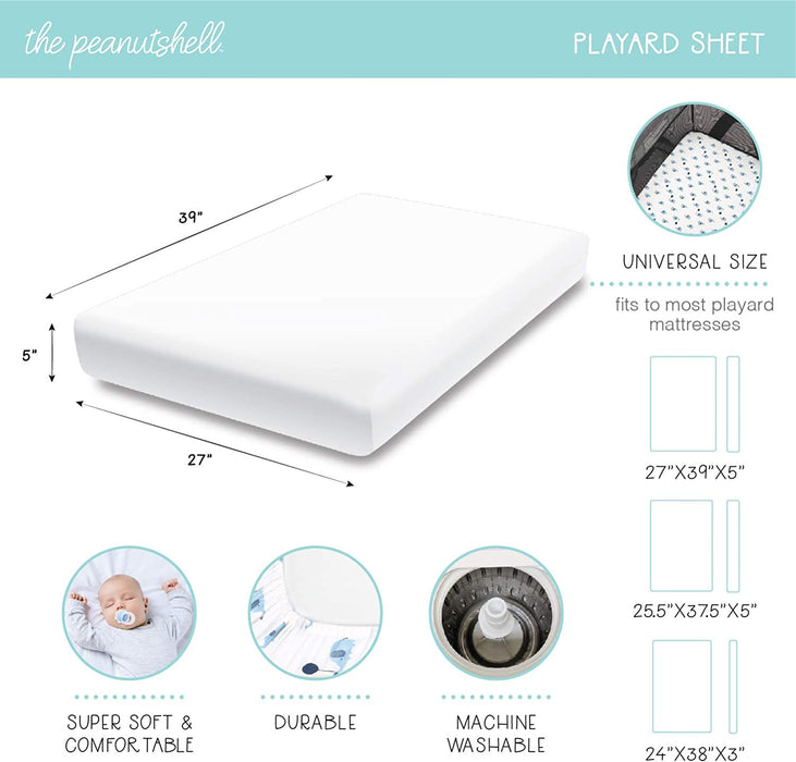 The Peanutshell Playard Sheets - Mod Floral