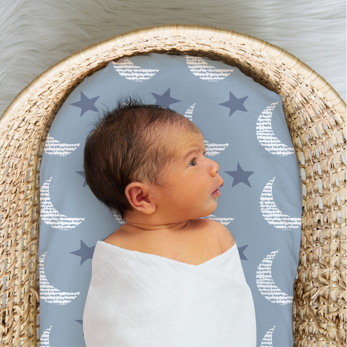 The Peanutshell Soft Cloud Bassinet Sheets, 4 Pack