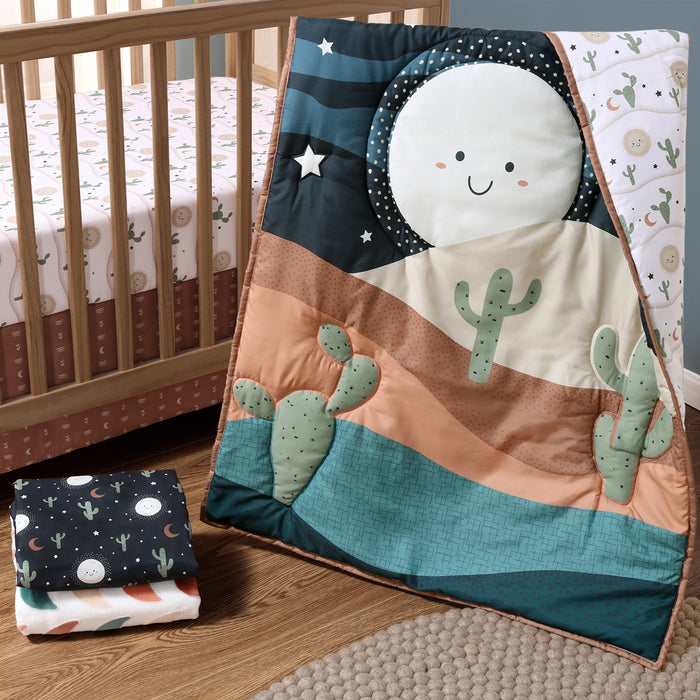 The Peanutshell Joshua Tree 5-Piece Crib Bedding Set with Quilt and Blanket