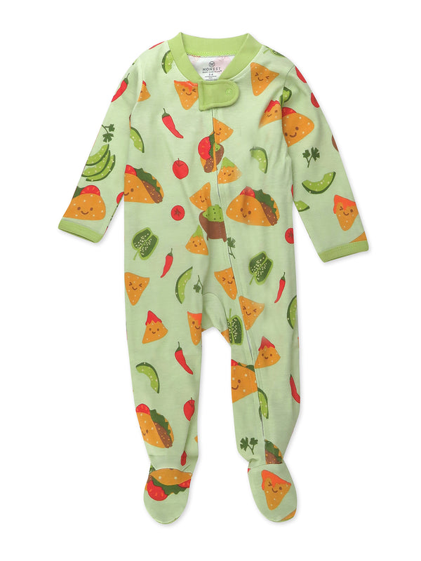 Honest Baby Clothing Organic Cotton Sleep & Play, Taco Time