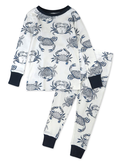 Honest Baby Clothing 2-Piece Organic Cotton Pajama, Crabs