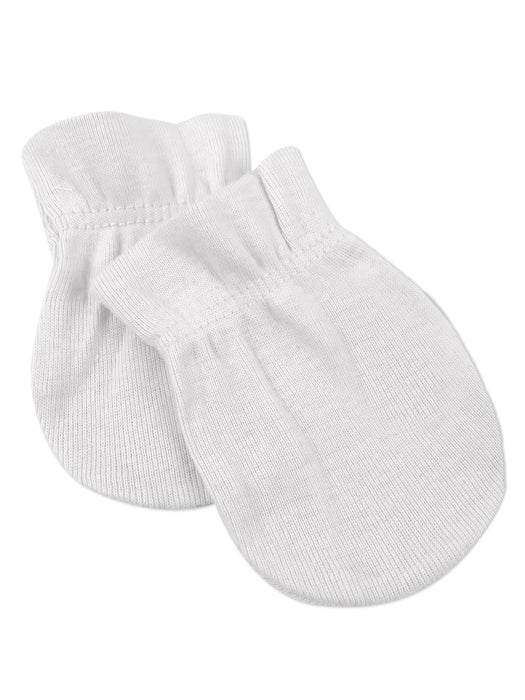 Honest Baby Clothing 6 Piece Organic Cotton Cap and Mitt Set, Bright White