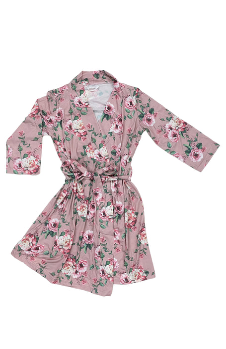 Toby Fairy Women's Robe and Matching Wrap 3 Piece Set Desert Rose