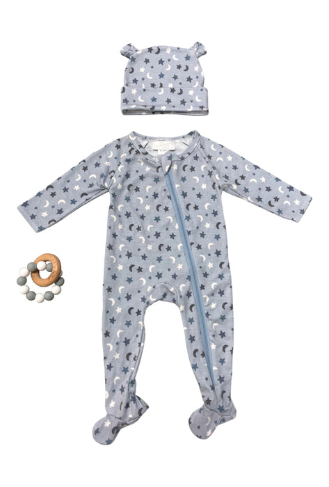 Toby Fairy Stars and Moons Ditsy Footie Loungewear Set