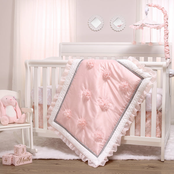 The Peanutshell Crib Bedding Set for Baby Girls