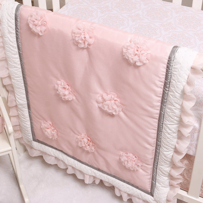 The Peanutshell Crib Bedding Set for Baby Girls