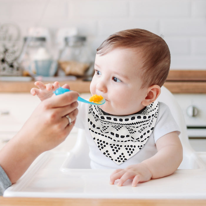 The Peanutshell 8 Pack Bandana Bibs - Neutral