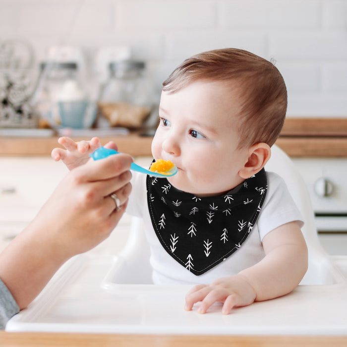 The Peanutshell 8 Pack Bandana Bibs - Neutral