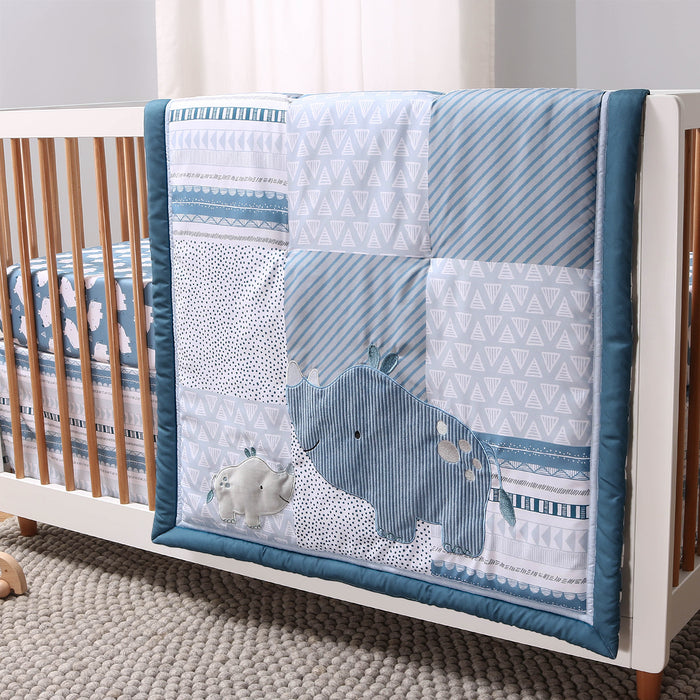 The Peanutshell Crib Bedding Set for Baby Boys or Baby Girls