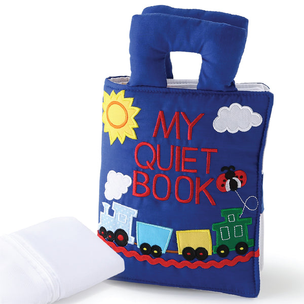 The Peanutshell Quiet Book, Blue