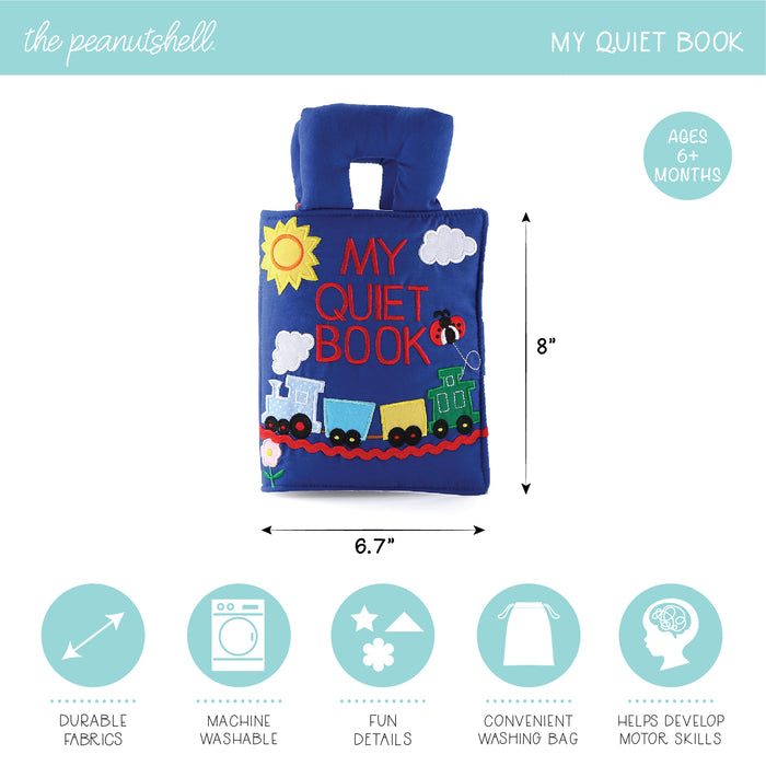 The Peanutshell Quiet Book, Blue