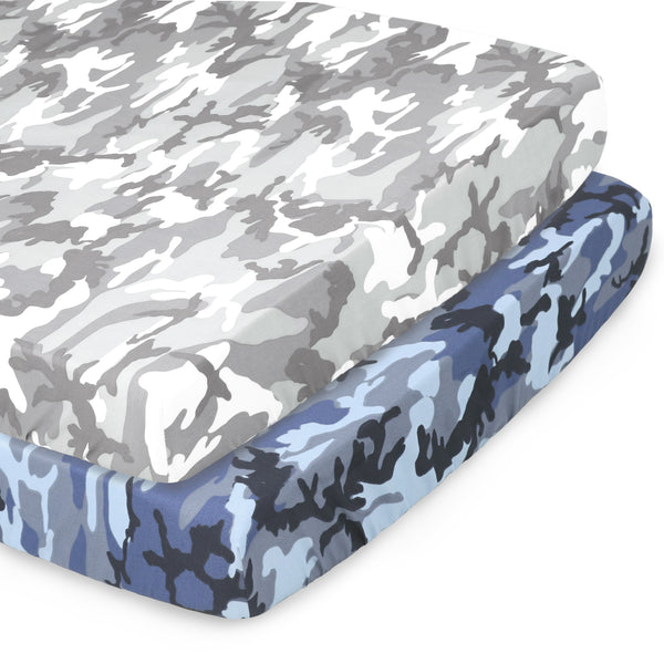 The Peanutshell Playard Sheets - Camo