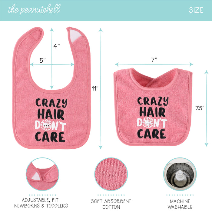 The Peanutshell 10 Pack Terry Bibs - Wild Child