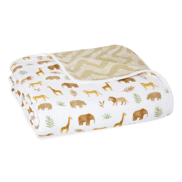 aden + anais Muslin Blanket Tanzania tan