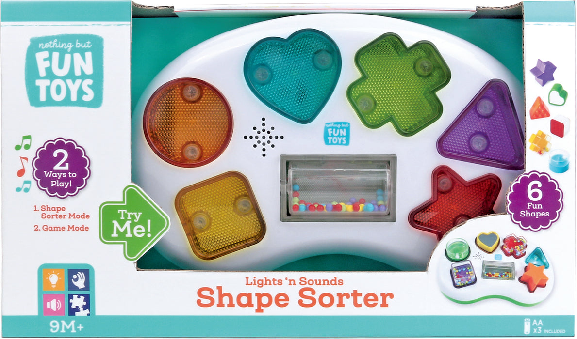 Nothing But Fun Toys Lights & Sounds Shape Sorter