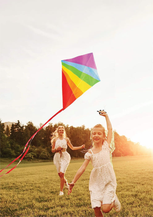 Nothing But Fun Toys Rainbow Diamond Kite