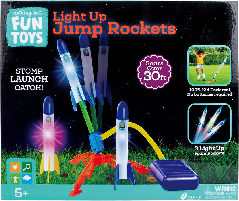 Nothing But Fun Toys Light Up Stomp Rockets