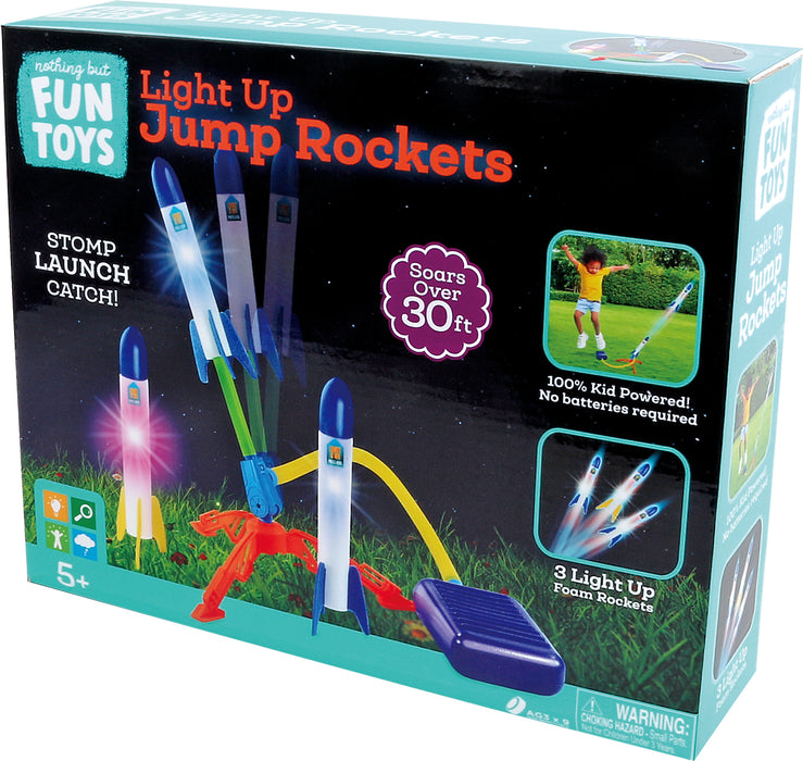 Nothing But Fun Toys Light Up Stomp Rockets