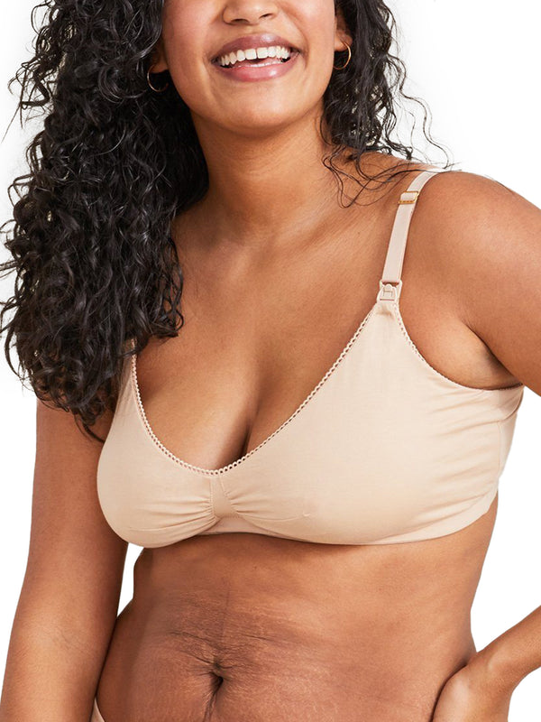 HATCH Collection Everyday Nursing Maternity Wireless Bra Sand