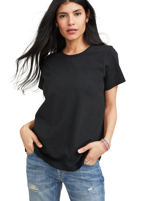 HATCH Collection Maternity Luxe Nursing Friendly T-Shirt Black