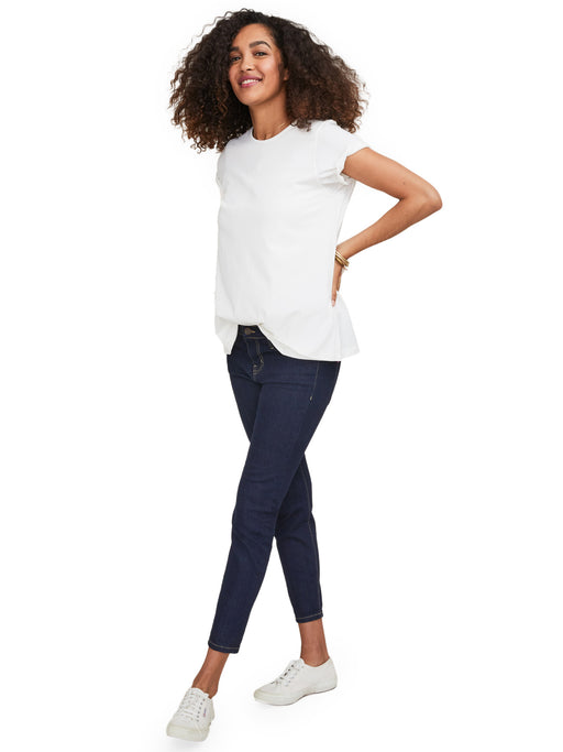 HATCH Collection Maternity Luxe Nursing Friendly T-Shirt White