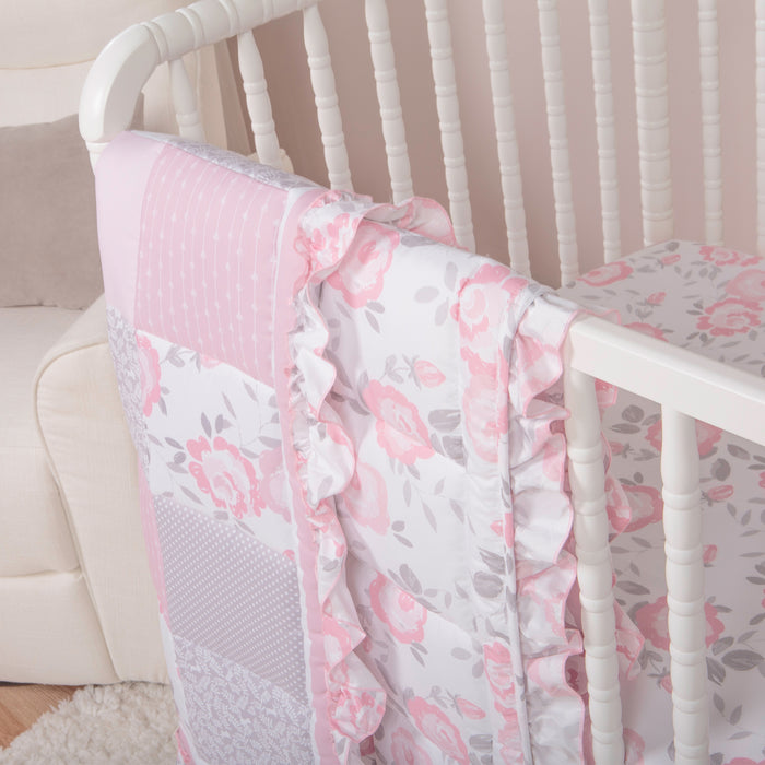 Emma 4 Piece Crib Bedding Set